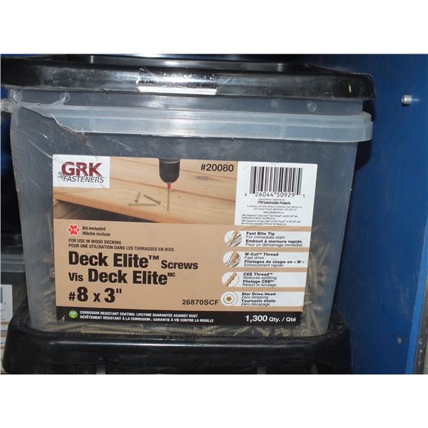 Deck Elite Screws # 8 x 3"