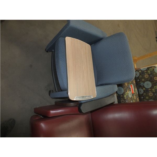 Blue Chair On Wheels w/ Tray