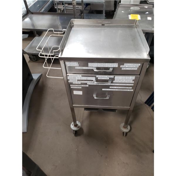 Stainless Steel Cart On Wheels