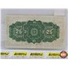 Image 4 : Dominion of Canada 1923 Twenty Five Cent "Shinplaster" (L Series) : McCavour/Saunders #483729 (See P