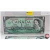 Image 2 : Canada $1 Bills 1967 (2 Sequential) : Beattie/Rasminsky #GP0474000-001 (See Pics for Varieties, Cond