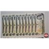 Image 3 : Canada $1 Bills 1973 (23) : Crow/Bouey ~ Variety Serial #'s (See Pics for Varieties, Conditions, Ser