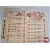 Image 1 : Canada $2 Bills 1986 (21) : Thiessen/Crow ~ Variety Serial #'s (See Pics for Varieties, Conditions, 