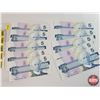 Image 4 : Canada $5 Bills 1986 (10 Consecutive) : Bonin/Thiessen #GOR2960980-0989 (See Pics for Varieties, Con