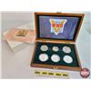 Image 1 : Royal Mint "The Allied Forces" Silver Proof Collection (6 Coin Set) The End of WWII 1945-2005 60th A
