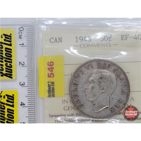 Canada Fifty Cent 1948 (ICCS Cert: EF-40) (SEE PICS!)