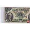 Image 2 : Bank of Montreal $5 Bill 1938 : Dodds/Gordon #518954 (See Pics for Varieties, Conditions, Serial Num