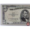 Image 2 : United States $5 Bill 1953B Blue Seal : #F79050467A (See Pics for Varieties, Conditions, Serial Numb