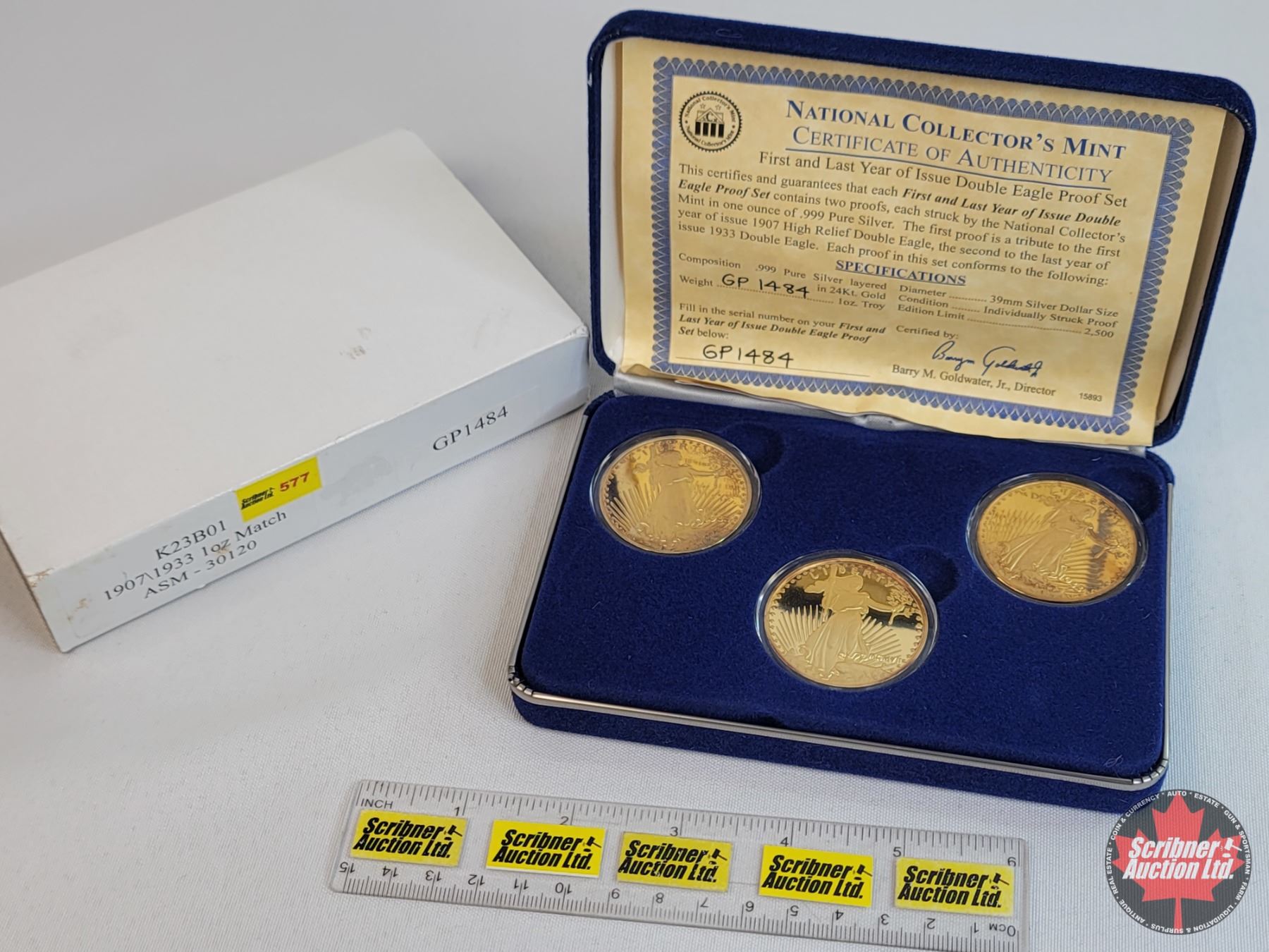 National Collectors Mint 3 Coin Set First and Last Year of Issue