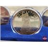 Image 3 : National Collectors Mint 3 Coin Set : First and Last Year of Issue Double Eagle Proof Set (.999 Pure