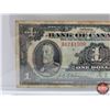 Image 2 : Bank of Canada $1 Bill 1935 (English) Osborne/Towers #A6741500 (Legacy Cert : Fine 12) (See Pics for