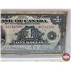 Image 3 : Bank of Canada $1 Bill 1935 (English) Osborne/Towers #A6741500 (Legacy Cert : Fine 12) (See Pics for