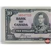 Image 2 : Bank of Canada $10 Bill 1937 : Coyne/Towers #LT6547715 (See Pics for Varieties, Conditions, Serial N