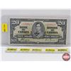 Image 1 : Bank of Canada $20 Bill 1937 : Coyne/Towers #LE1238623 (See Pics for Varieties, Conditions, Serial N