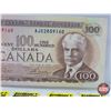 Image 3 : Canada $100 Bill 1975 : Crow/Bouey #AJD2859160 (See Pics for Varieties, Conditions, Serial Numbers &