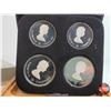 Image 3 : RCM Olympic Coin Proof Set : Series II Souvenir Issue : COA #D030849 (Copyright 1972 COJO 76) (SEE P