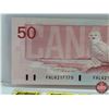 Image 5 : Canada $50 Bill 1988 : Thiessen/Crow #FHL4217170 (See Pics for Varieties, Conditions, Serial Numbers