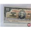 Image 2 : Bank of Canada $100 Bill 1937 : Gordon/Towers #BJ2802726 (BCS Cert : Fine 12) (See Pics for Varietie