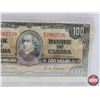Image 3 : Bank of Canada $100 Bill 1937 : Gordon/Towers #BJ2802726 (BCS Cert : Fine 12) (See Pics for Varietie