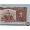 Image 6 : Bank of Canada $2 Bill 1937 : Gordon/Towers #MB1679454 (See Pics for Varieties, Conditions, Serial N