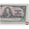 Image 3 : Bank of Canada $10 Bill 1937 : Gordon/Towers #CD0873427 (See Pics for Varieties, Conditions, Serial 