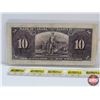 Image 4 : Bank of Canada $10 Bill 1937 : Gordon/Towers #CD0873427 (See Pics for Varieties, Conditions, Serial 