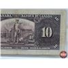 Image 6 : Bank of Canada $10 Bill 1937 : Gordon/Towers #CD0873427 (See Pics for Varieties, Conditions, Serial 