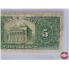 Image 6 : Bank of Montreal $5 Bill 1914 : Taylor/Meredith #2916563 "B" Series (BCS Cert: Very Fine 20) (See Pi