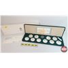 Image 1 : RCM Sterling Silver 1988 Canadian Olympic Coins : 10 Coin Set in Presentation Case w/COA #214588 ($2