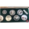 Image 3 : RCM Sterling Silver 1988 Canadian Olympic Coins : 10 Coin Set in Presentation Case w/COA #214588 ($2