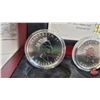 Image 6 : RCM 2003 Silver Maple Leaf Hologram Set (5 Coin Set / Each Coin 99.99% Fine Silver) 1 Ounce; 1/2 Oun