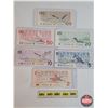 Image 6 : Canada Bills "Bird Series" (6 Bills) : - 1986 $2 Bonin/Thiessen #EGU3594811 - 1986 $5 Knight/Thiesse