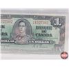 Image 3 : Bank of Canada $1 Bill 1937 : Coyne/Towers #YM1527302 (BCS Cert : Almost UNC 50 Original) (See Pics 