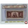 Image 4 : Bank of Canada $2 Bill 1937 : Gordon/Towers #JB3452291 (BCS Cert : Very Fine 30) (See Pics for Varie