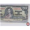 Image 3 : Bank of Canada $20 Bill 1937 : Gordon/Towers #DE5906000 (BCS Cert : Fine 18) (See Pics for Varieties