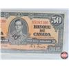 Image 3 : Bank of Canada $50 Bill 1937 : Coyne/Towers #BH5182190 (CCCS Cert : F-12 Fine Changeover) (See Pics 