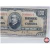 Image 3 : Bank of Canada $100 Bill 1937 : Gordon/Towers #BJ0998921 (BCS Cert : Fine 15) (See Pics for Varietie