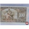 Image 6 : Bank of Canada $100 Bill 1937 : Gordon/Towers #BJ0998921 (BCS Cert : Fine 15) (See Pics for Varietie