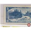 Image 5 : Canada $5 Bill 1954 : Bouey/Rasminsky #UX6788636 (See Pics for Varieties, Conditions, Serial Numbers