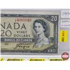 Image 3 : Canada $20 Bill 1954 : Beattie/Coyne #JE4081049 (See Pics for Varieties, Conditions, Serial Numbers 