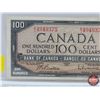 Image 2 : Canada $100 Bill 1954 : Beattie/Rasminsky #BJ4949375 (See Pics for Varieties, Conditions, Serial Num