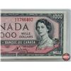 Image 3 : Canada $1000 Bill 1954 : Lawson/Bouey #AK1786402 (See Pics for Varieties, Conditions, Serial Numbers