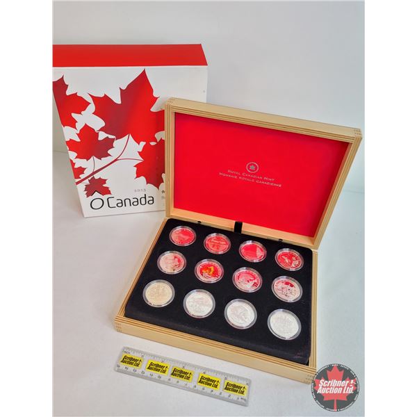 RCM 2013 $10 Fine Silver 12 Coin Set - O Canada (COA Fine Silver 99.99%) - The Polar Bear - Canadian