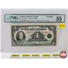 Image 1 : Bank of Canada $1 Bill 1935 : Osborne/Towers #B4394375 (English) (PMG Cert : 35 Choice Very Fine) (S
