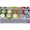 Image 12 : RCM 2014 $10 Fine Silver 10 Coin Set - O Canada (COA Fine Silver 99.99%) - The Igloo - Grizzly Bear 
