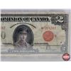 Image 3 : Dominion of Canada $2 Bill 1923 : McCavour/Saunders #N-224267 (BCS Cert : Fine 15) (See Pics for Var