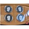 Image 10 : RCM 2015 $10 Fine Silver 6 Coin Set - Canoe Across Canada (COA Fine Silver 99.99%) with Desktop Cano