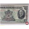 Image 3 : The Royal Bank of Canada $5 Bill : 1927 : Wilson #1523117 (Legacy Cert: Very Fine 25PPQ) (See Pics f