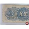Image 5 : Confederate States of America $20 Bill 1863 (PMG Cert: Very Fine 25) (See Pics for Varieties, Condit