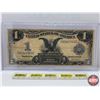 Image 2 : The Famous "Black Eagle" One-Dollar Silver Certificate 1899 : S/N# Z80947569Z (w/Info Card & Display